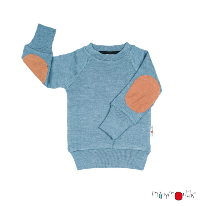 Many Months Pullover mit Ellbogen Patches – Bild 2