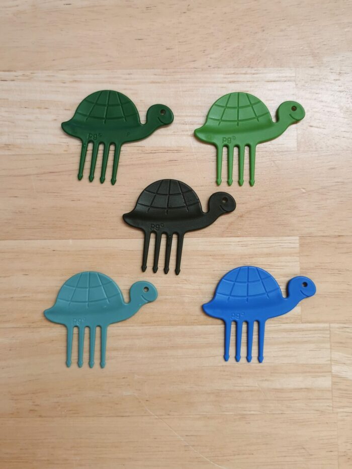 pieksi und griffel Snackpiekser Schildkröte 5er Set