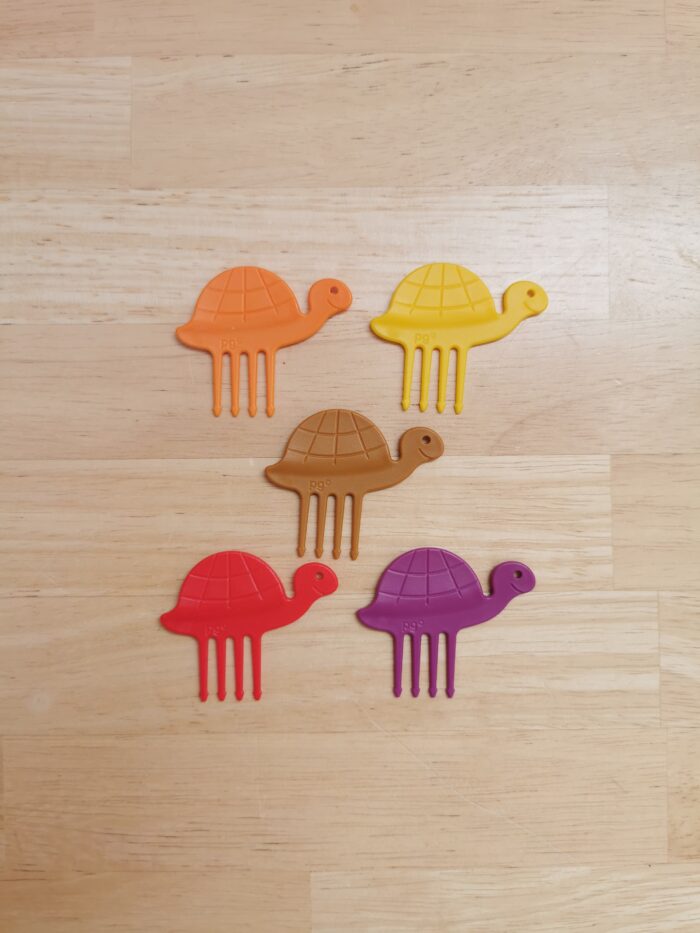 pieksi und griffel Snackpiekser Schildkröte 5er Set – Bild 2